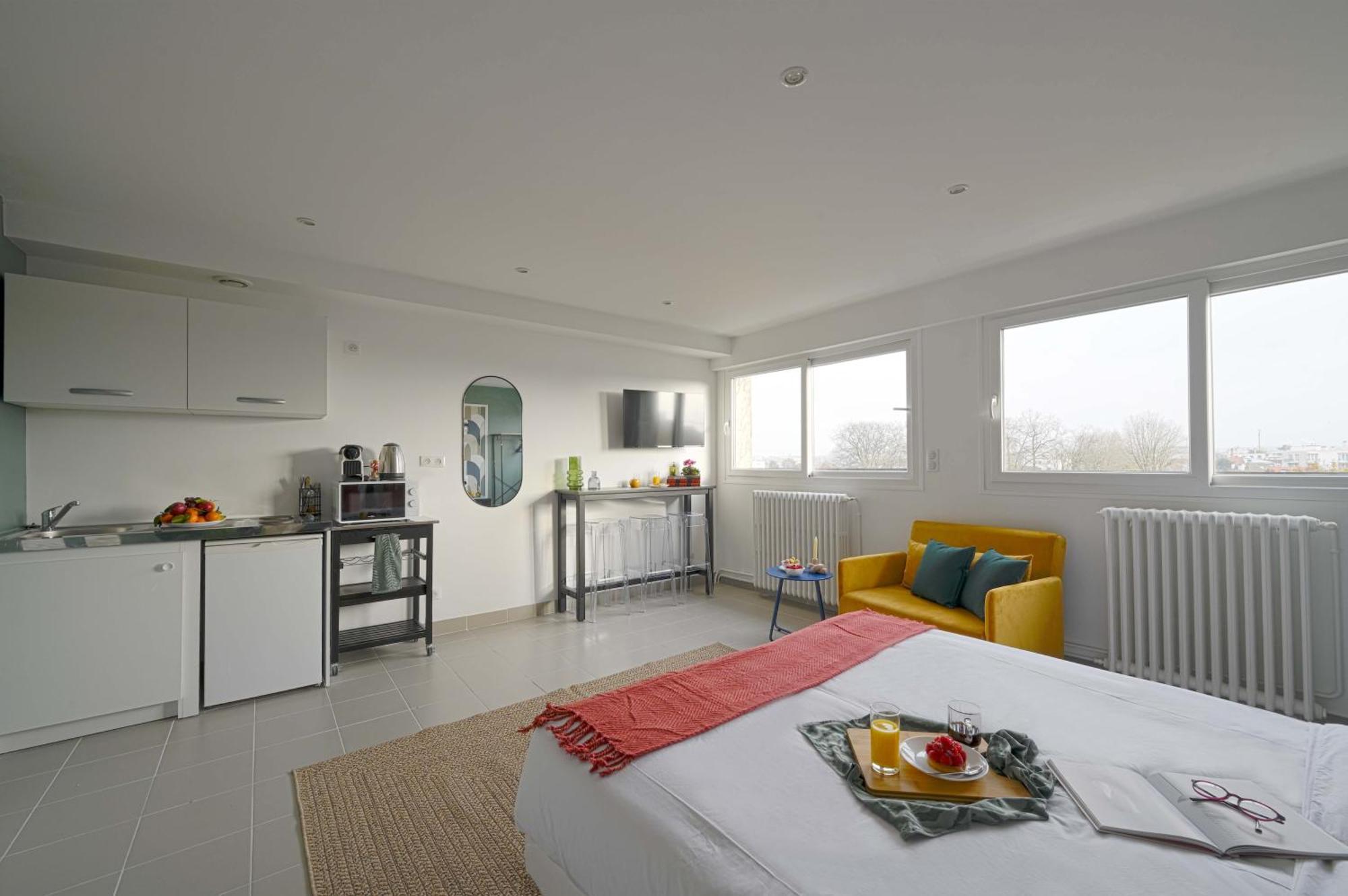 Modern Bright Apartment In Appart'Hotel Saint-Maur-des-Fosses Ngoại thất bức ảnh